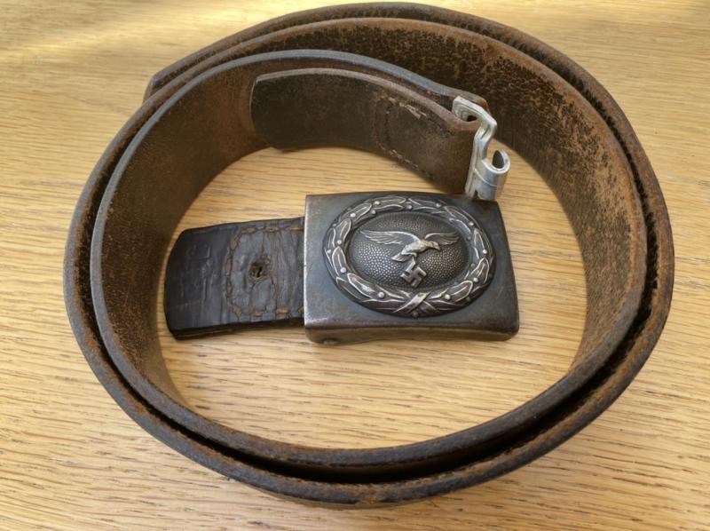 COMPLETE WW2 LUFTWAFFE BELT AND BUCKLE.