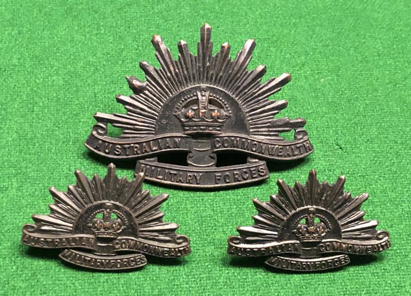 WWII Australian Commonwealth Military Forces Insignia.