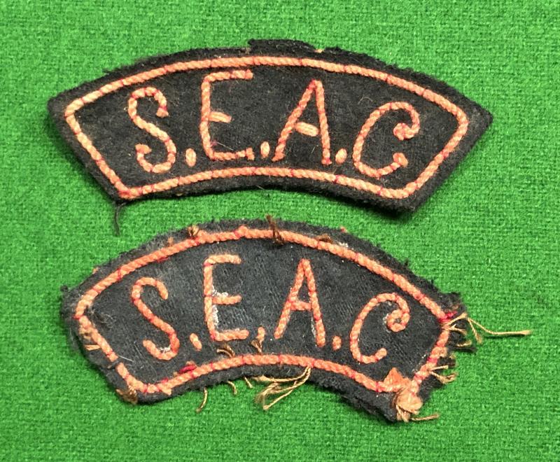 SEAC Shoulder Titles.