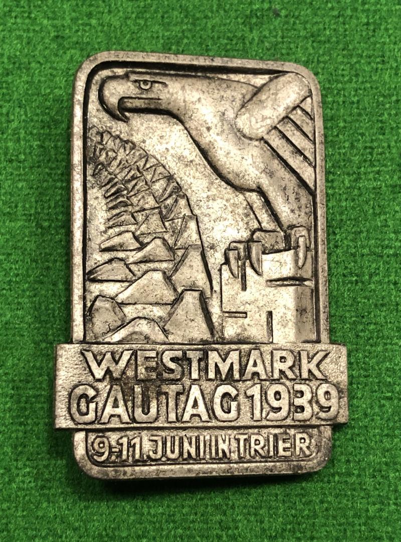 Third Reich Gau Day Badge - Westmark.