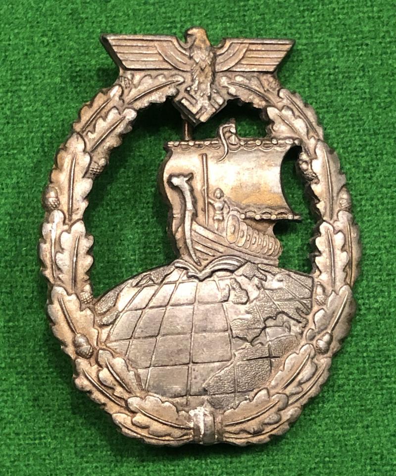 WW2 Auxiliary Cruiser War Badge.