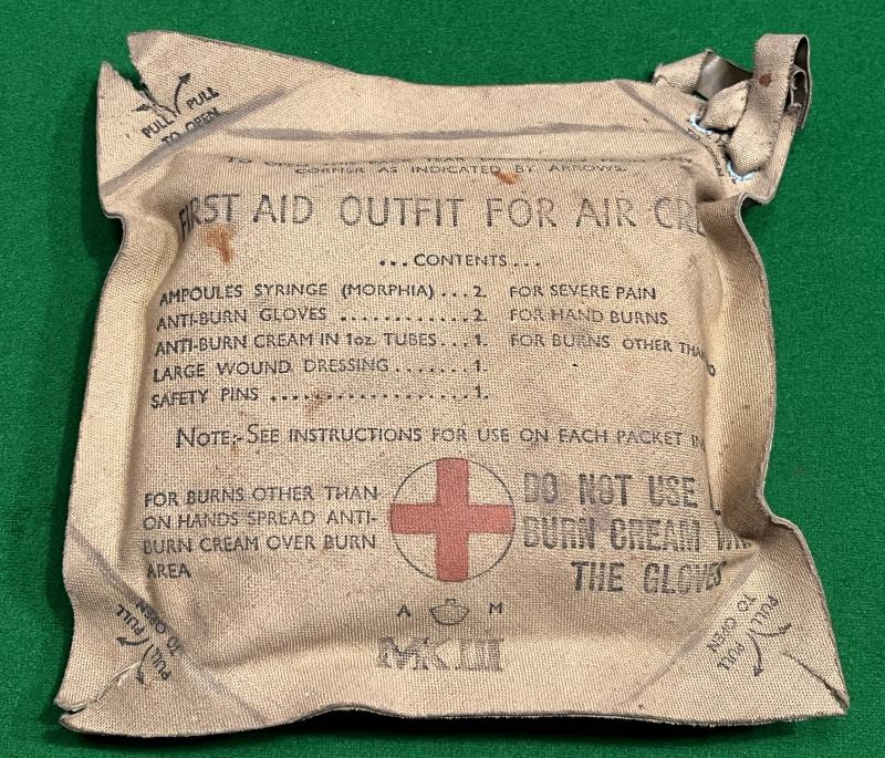 WW2 RAF First Aid Outfit For Aircrews.