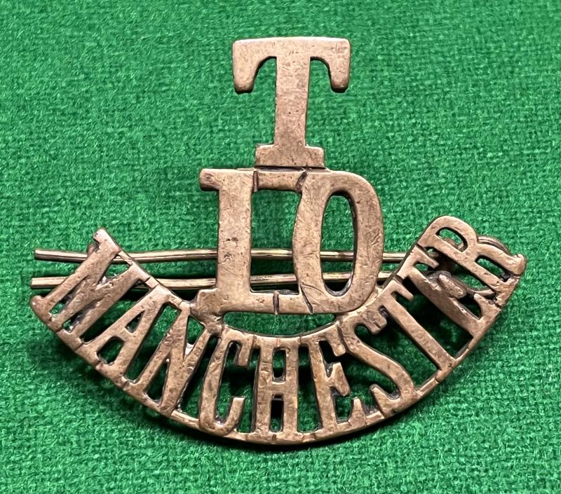 10th (Territorial) Battalion Manchester Regt. Shoulder Title.