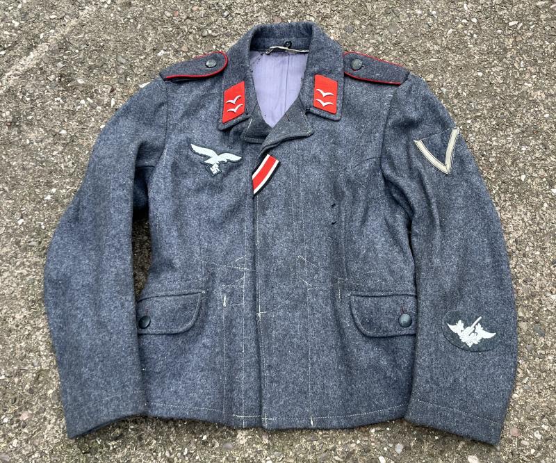 WW2 German Luftwaffe NCO Fliegerbluse ( Flak ).