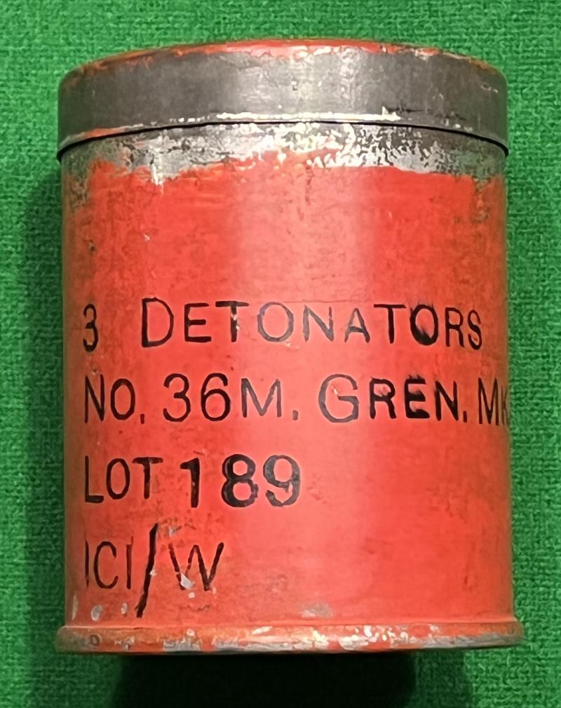 No.36M Detonator Tin.