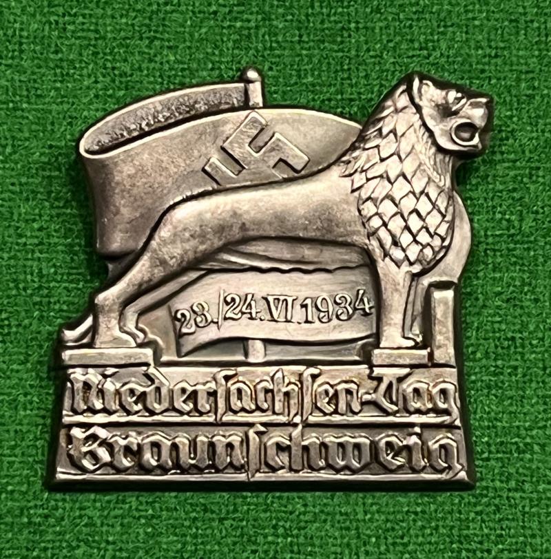 1934 Braunschweig Day Badge.