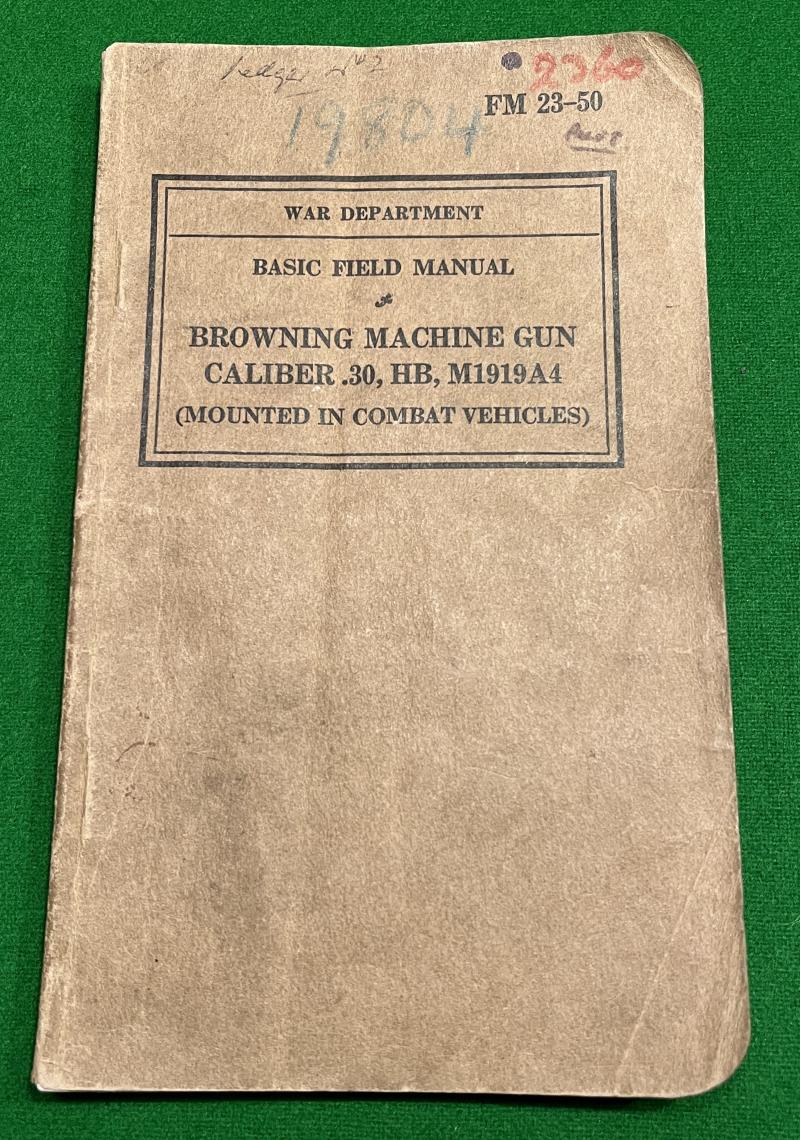 US Manual Vehicle Mounted Browning MG.30.