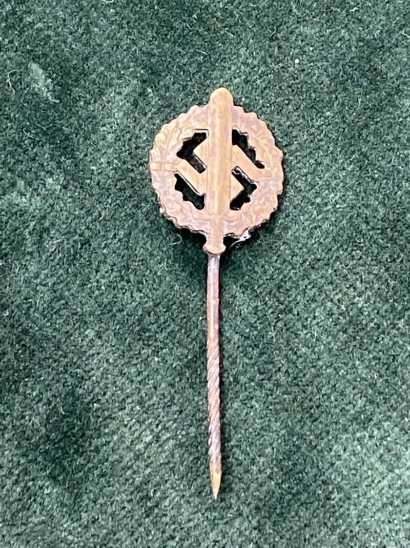 THIRD REICH LAPEL STICK PIN FOR SA Wehrmannschaft.