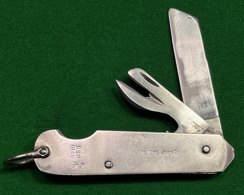 WW2 British All Steel Jack Knife.