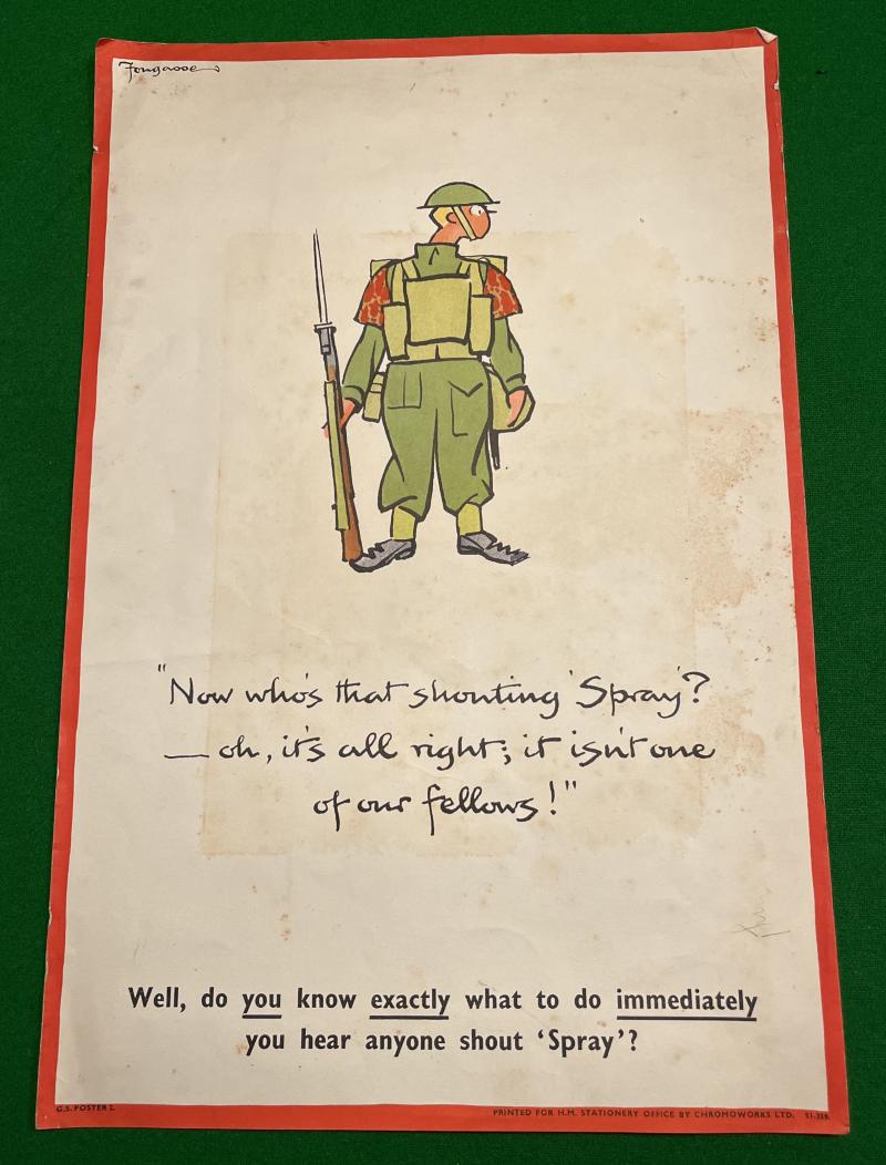 WW2 British Gas Warning Poster 1.