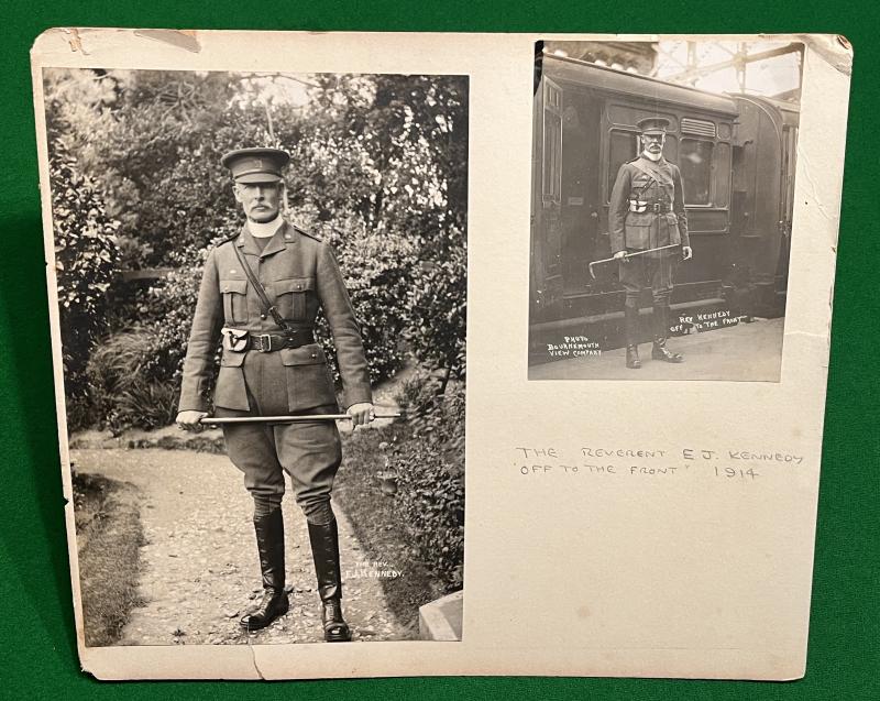 WW1 Chaplain Photographs.