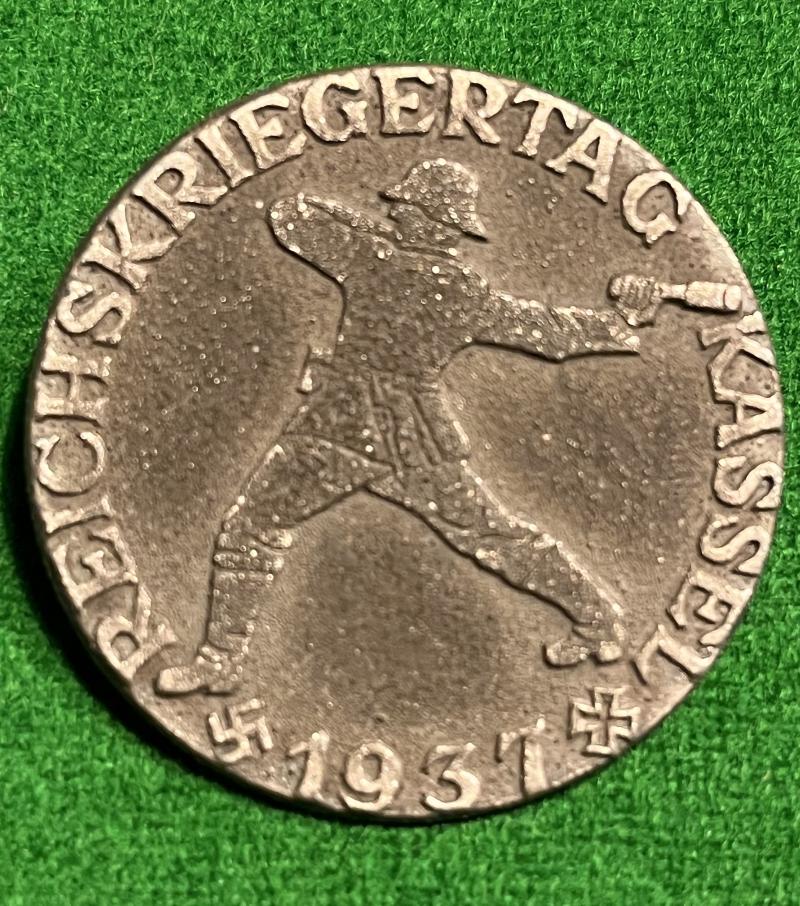 Kassel Reichskriegertag Day Badge.