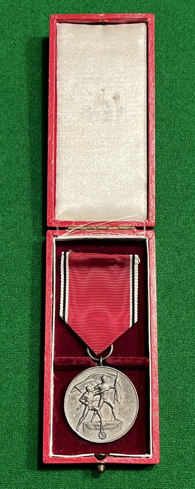 Cased Anschluss Commemorative Medal.