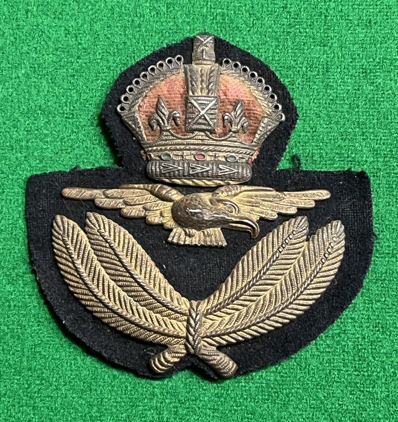 RAF 1st Pattern 1918 Officer Cap Badge.