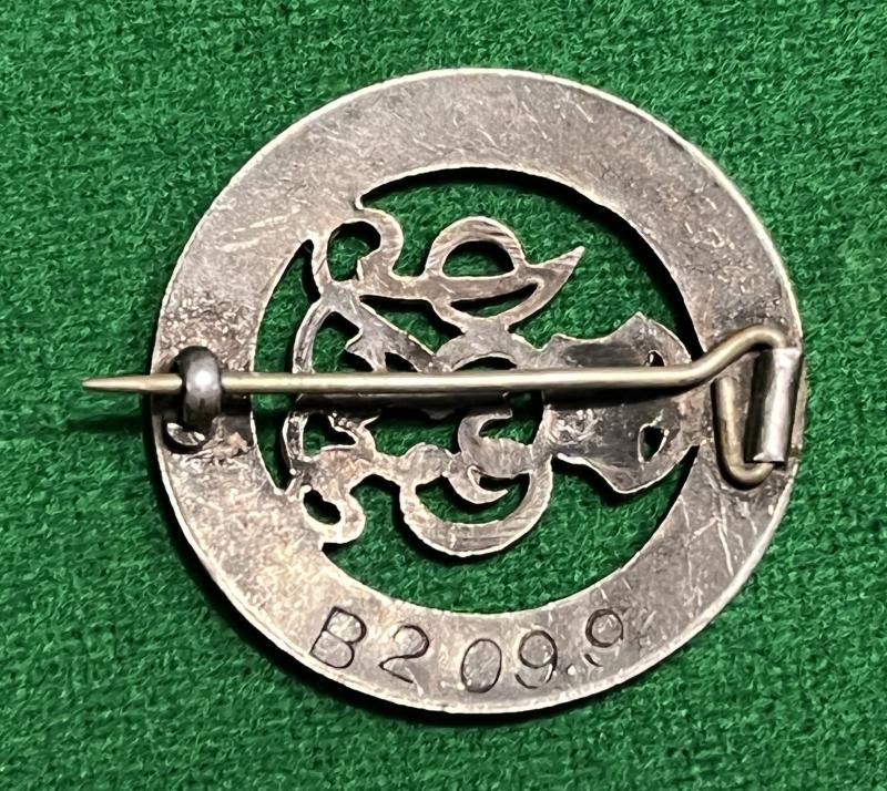 WW1 British Silver Wound Badge-Wiltshire/Worcestershire Regt.