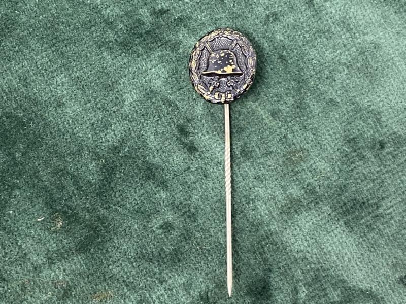 IMPERIAL GERMAN BLACK WOUND BADGE STIVK PIN.