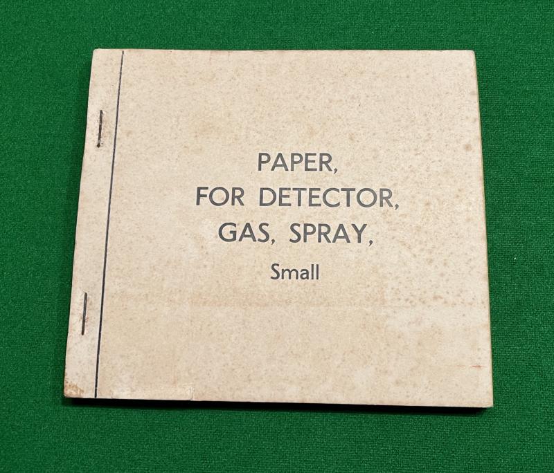 WW2 British Gas Detector Papers.