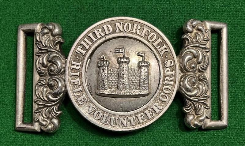 Third Norfolk Rifle Volunteers Waist Belt Clasp.