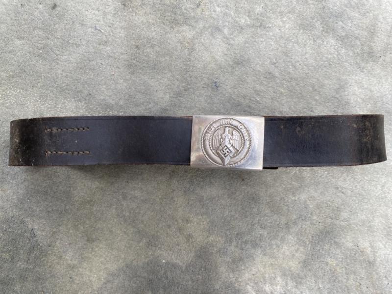 HITLER YOUTH BELT AND BUCKLE.