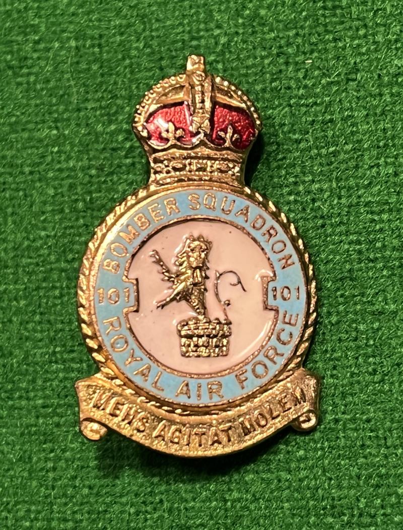 RAF No 101 Bomber Squadron Badge.