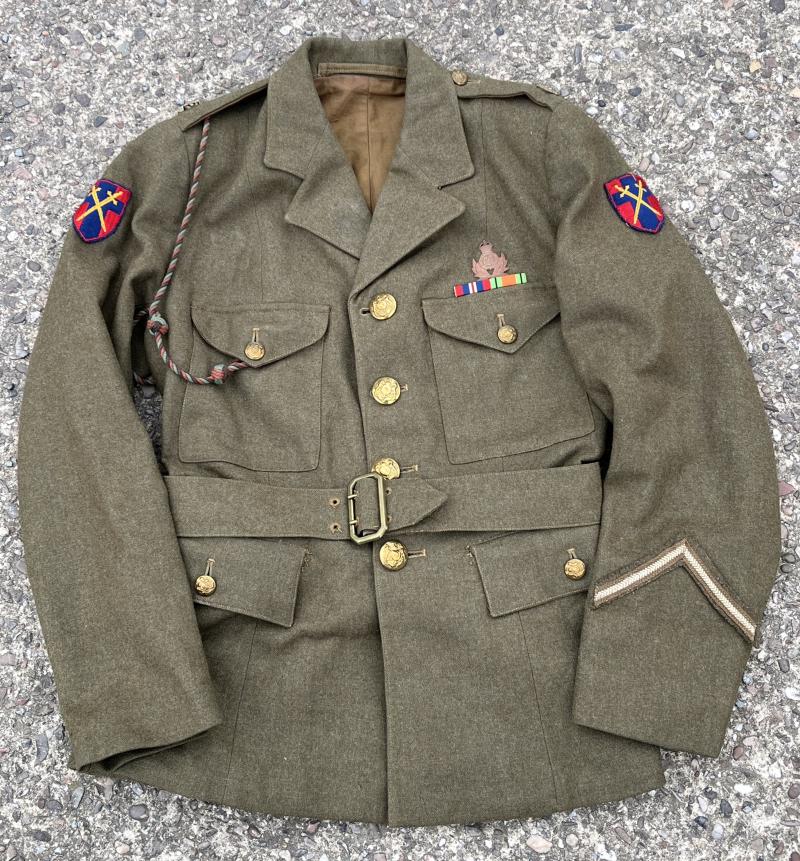 WW2 A.T.S.HQ 21st Army Group Tunic.