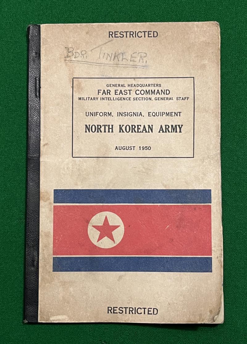 1950 Manual - North Korean Army.