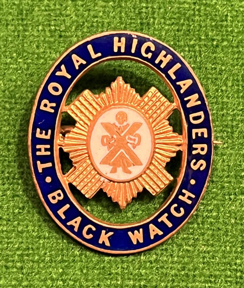 WW1 Black Watch Sweetheart Badge.