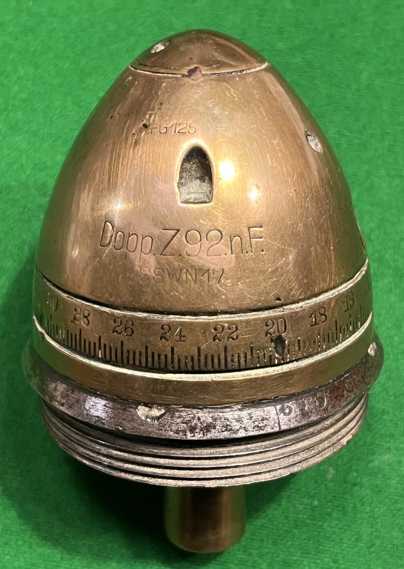 WW1 Imperial Dopp Z 92 nF fuze.