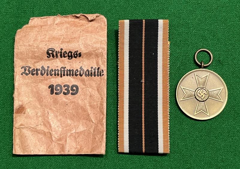 War Merit medal and Packet.